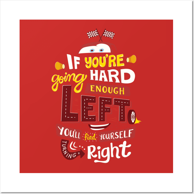 Go Hard Enough Left Wall Art by risarodil